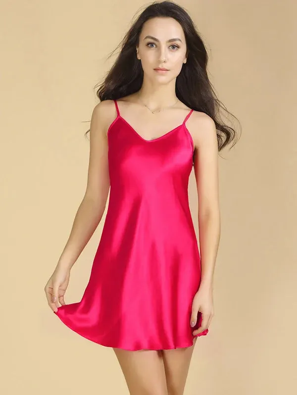 100% Natural Silk Slip Noisette Nightgown Women