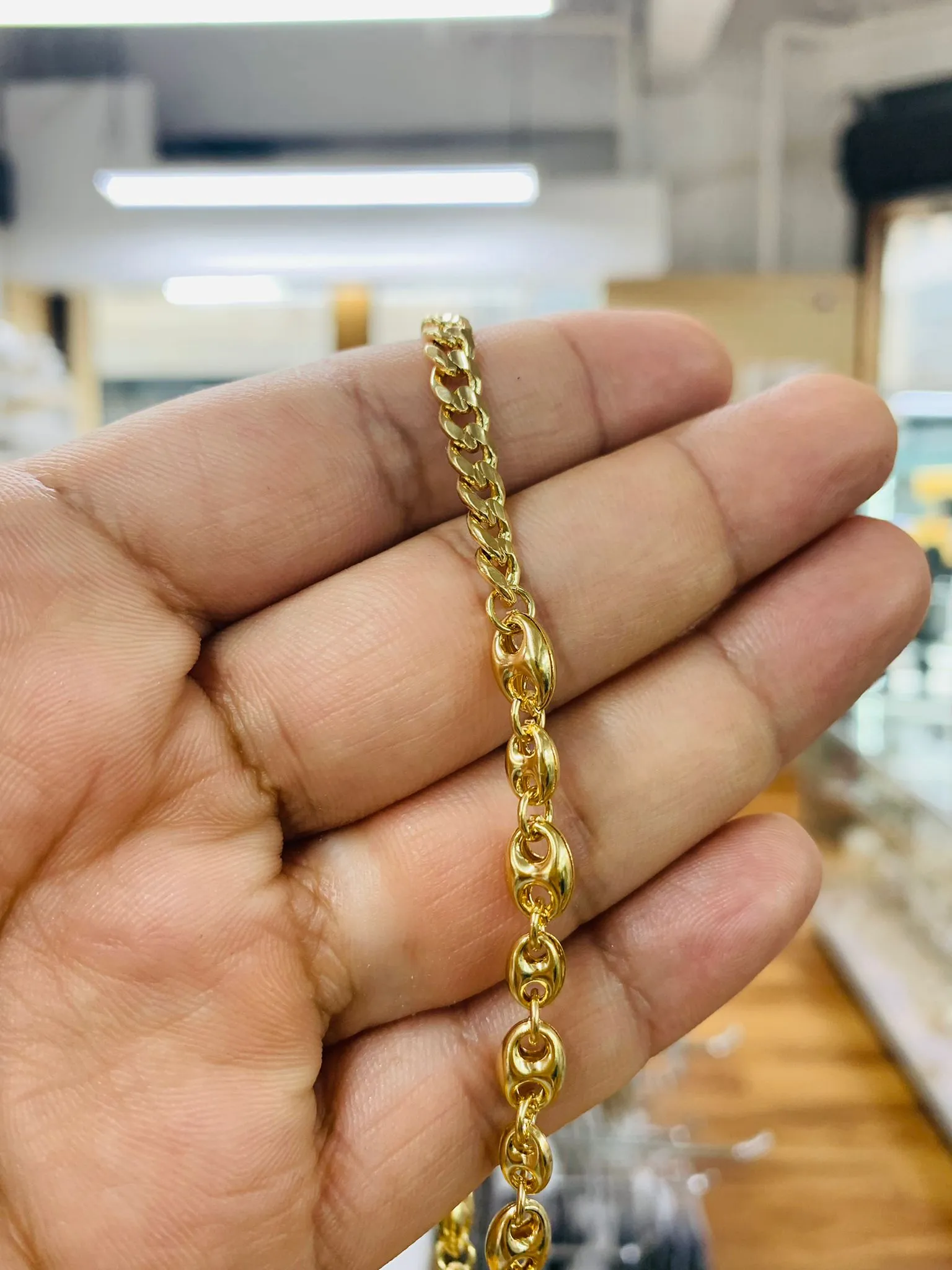 10" Mariner Link Chain Anklet Bracelet for Womens Ladies Girls in Gold Filled Bracelet for Foot Everyday Bracelet Gold Anklet Pulsera de Pie