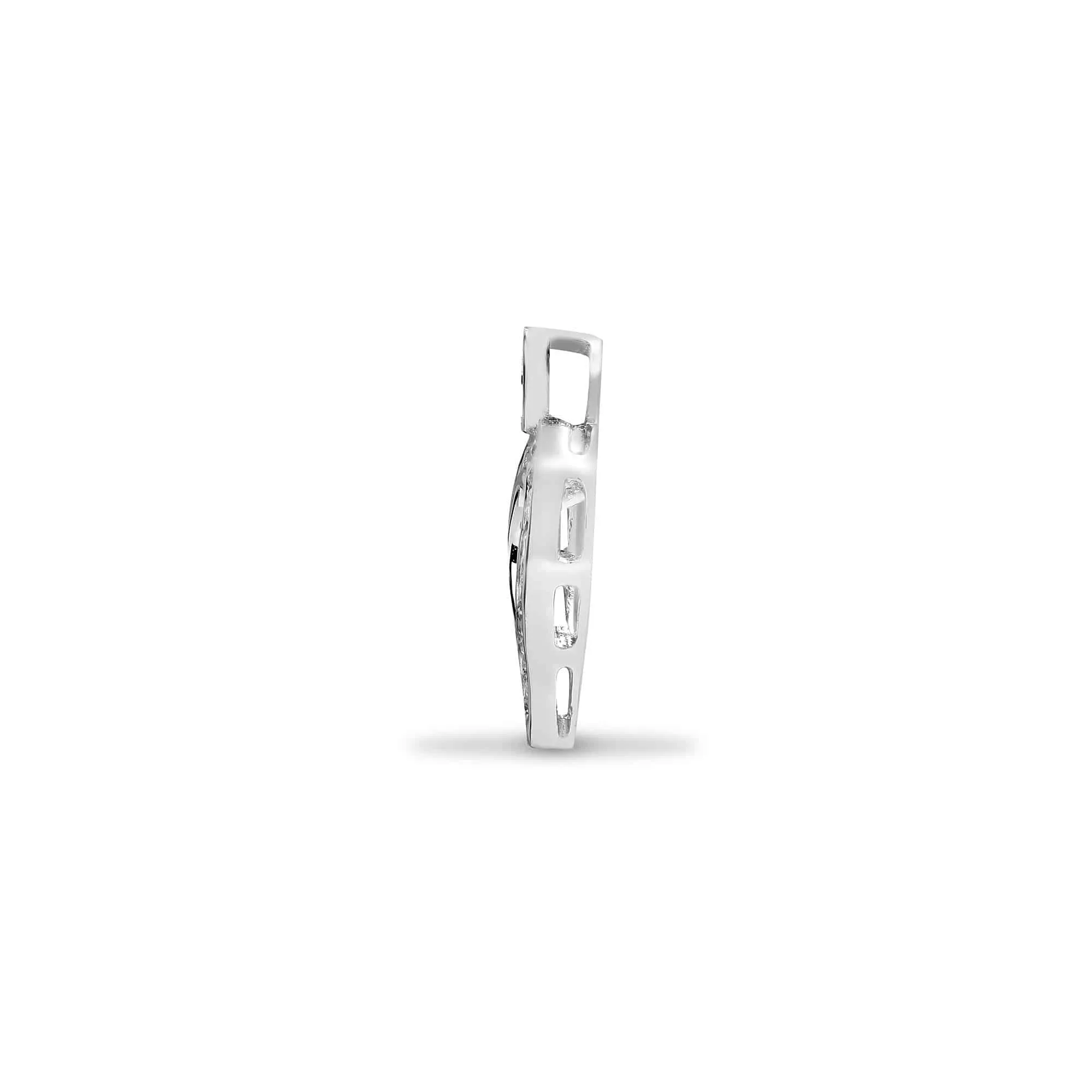 18ct White Gold Diamond Pendant