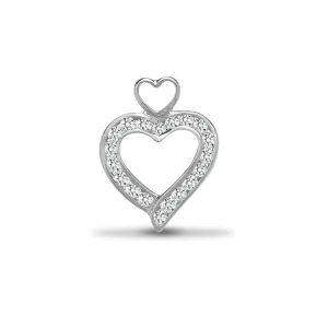 18ct White Gold Diamond Pendant
