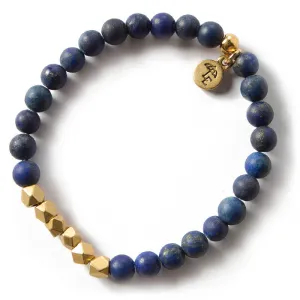 6mm Gemstone Bracelet - Lapis Lazuli