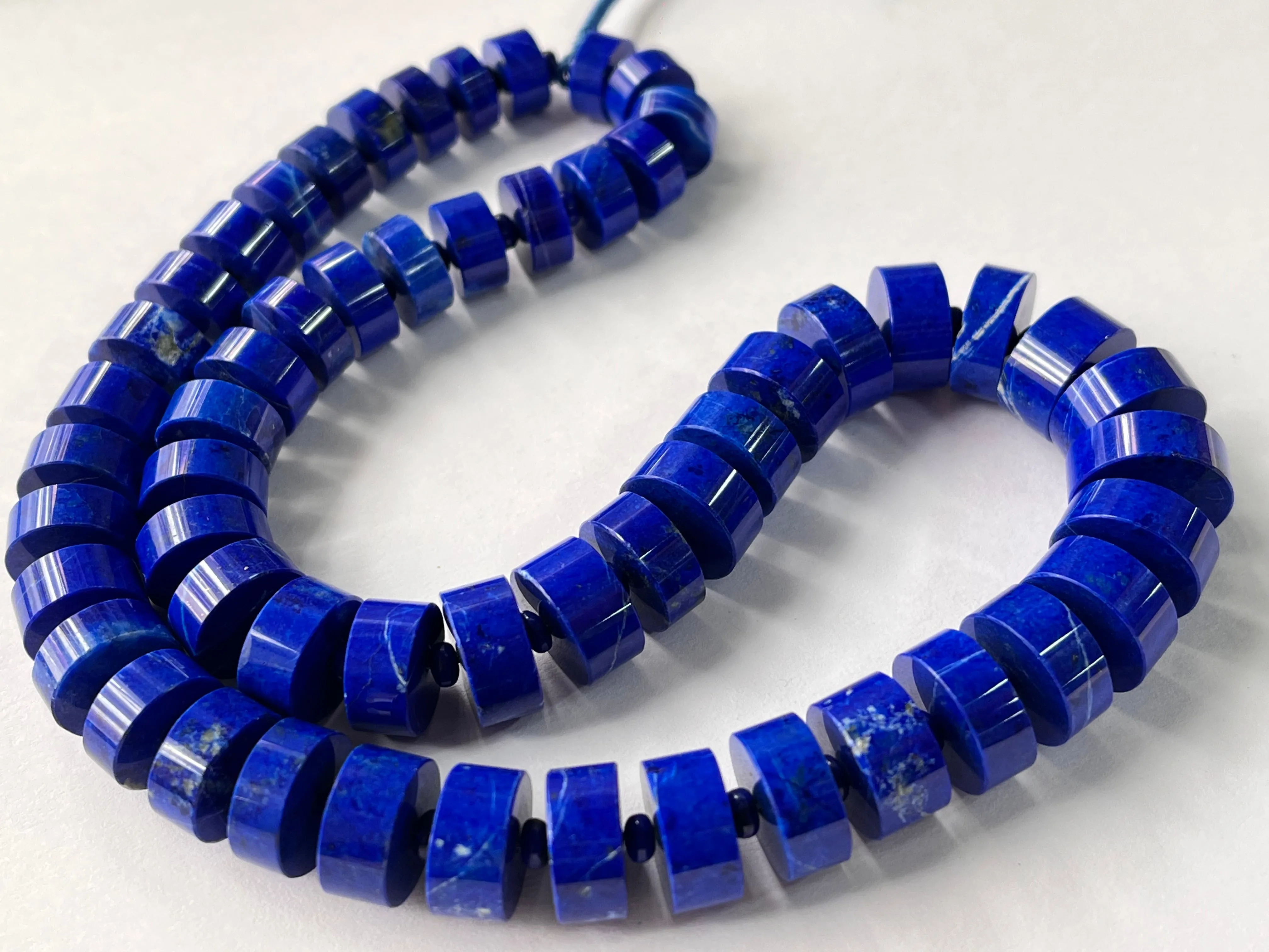 AAA Lapis Lazuli Smooth tyre shape beads