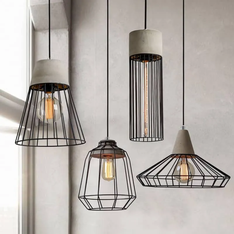 Aage Iron Art Cement Pendant Lamp