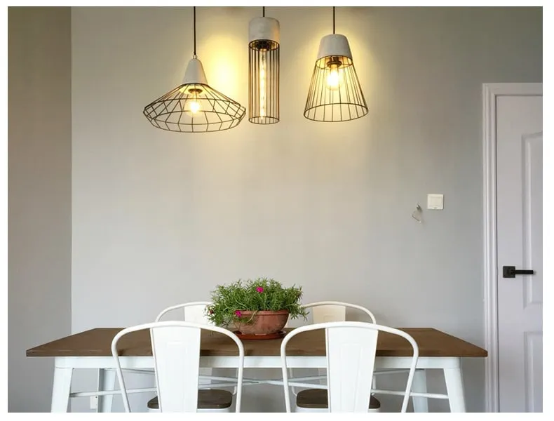 Aage Iron Art Cement Pendant Lamp