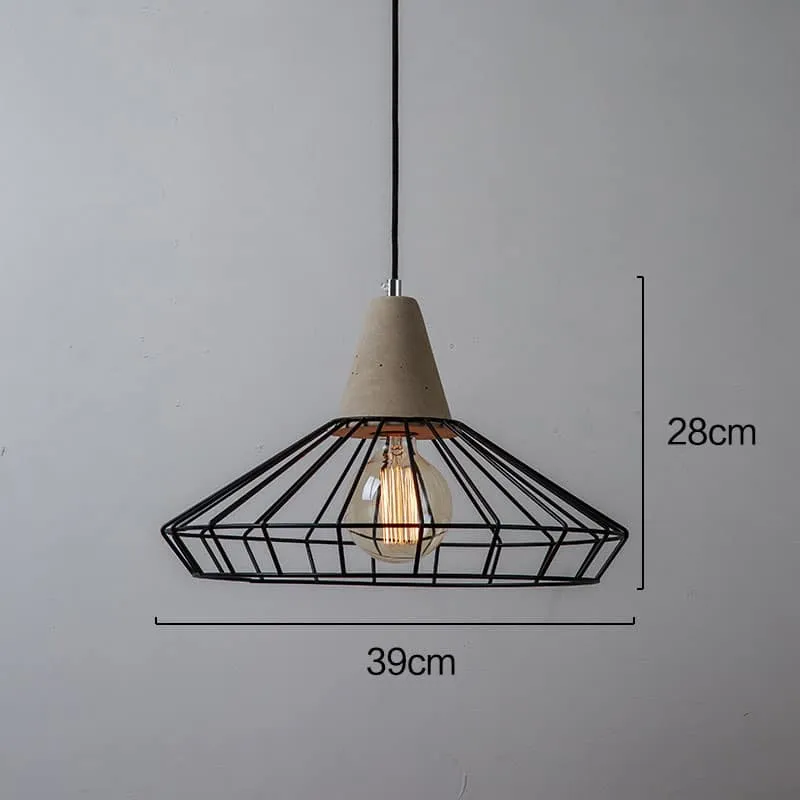 Aage Iron Art Cement Pendant Lamp