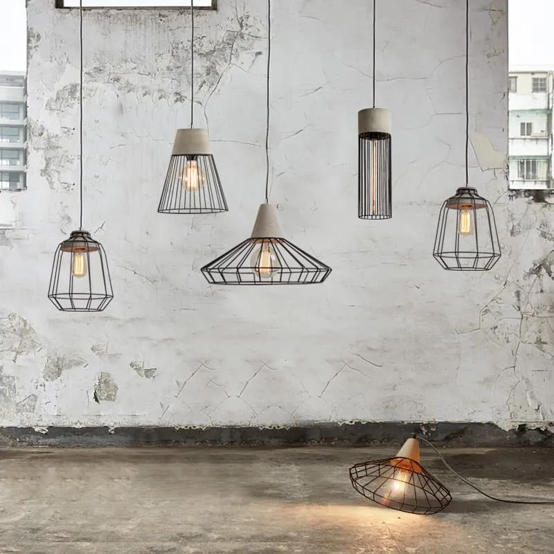 Aage Iron Art Cement Pendant Lamp