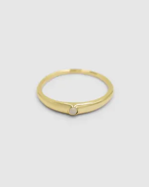 Ada Slim Moonstone Ring