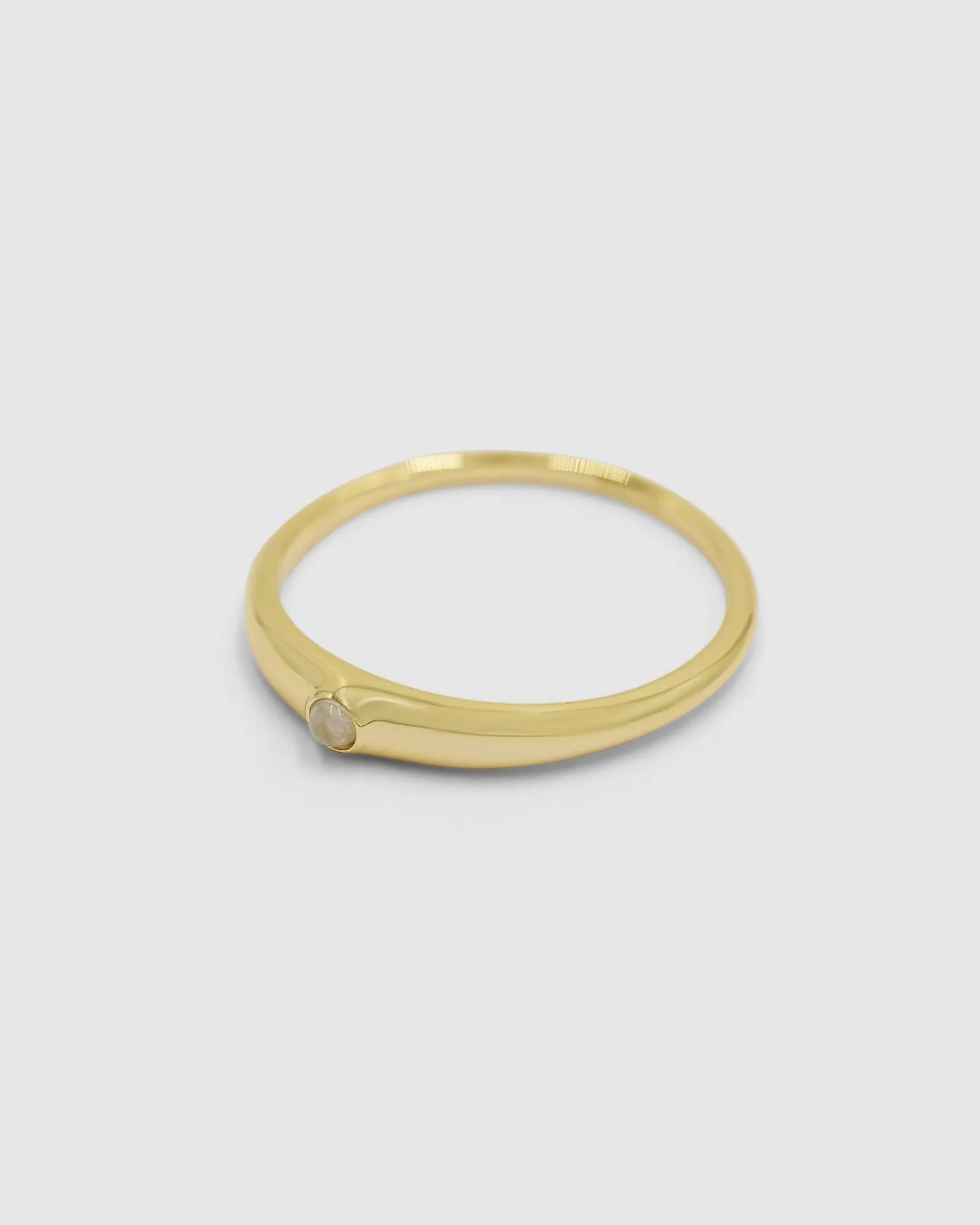 Ada Slim Moonstone Ring