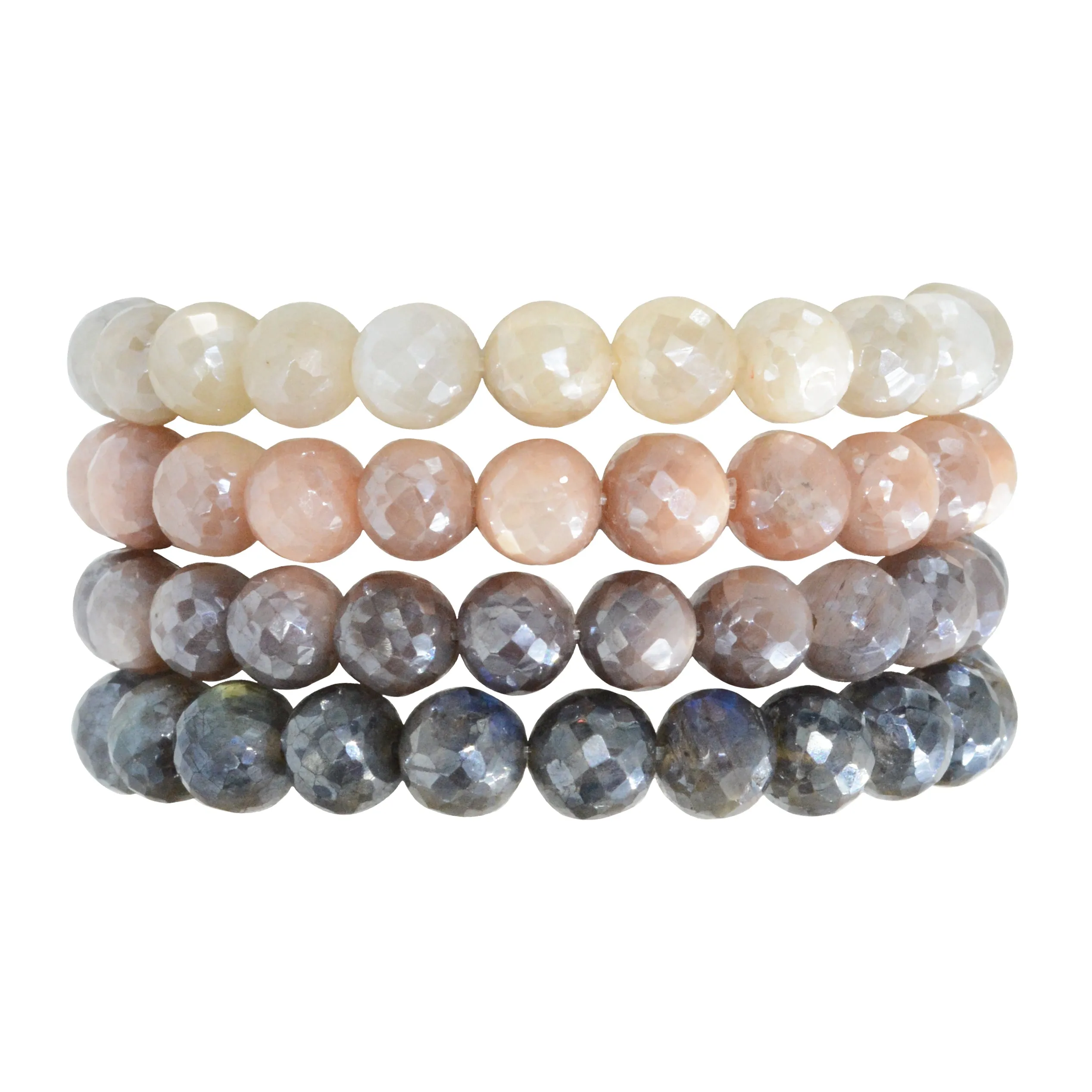Elegant Adia Gemstone Stacking Bracelet