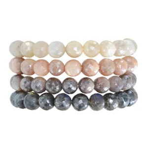 Elegant Adia Gemstone Stacking Bracelet