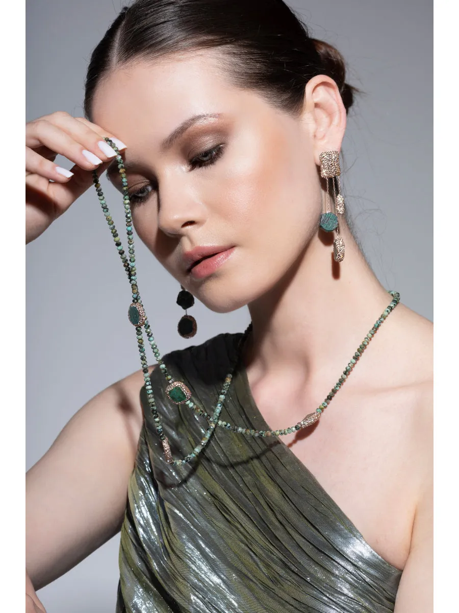 Africa Turquoise Daphne Necklace