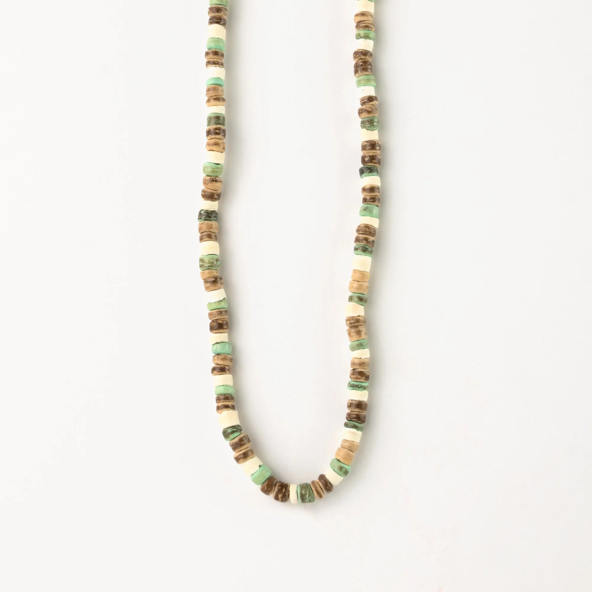 Asri Turquoise & Wood Necklace Set