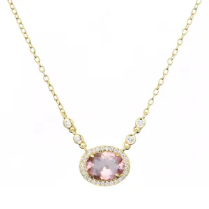 Aura Tourmaline Gemstone Necklace