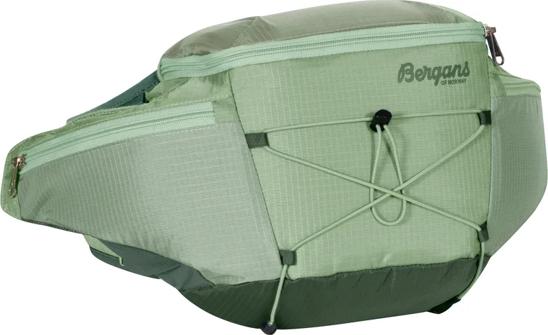 Bergans Driv Hip Pack 6 Dark Jade Green/Light Jade Green | Buy Bergans Driv Hip Pack 6 Dark Jade Green/Light Jade Green here | Outnorth