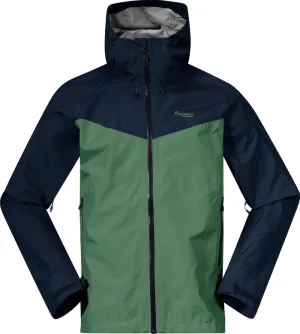 Bergans Men&#x27;s Skarlight 3L Shell Jacket Dark Jade Green/Navy Blue | Buy Bergans Men&#x27;s Skarlight 3L Shell Jacket Dark Jade Green/Navy Blue here | Outnorth