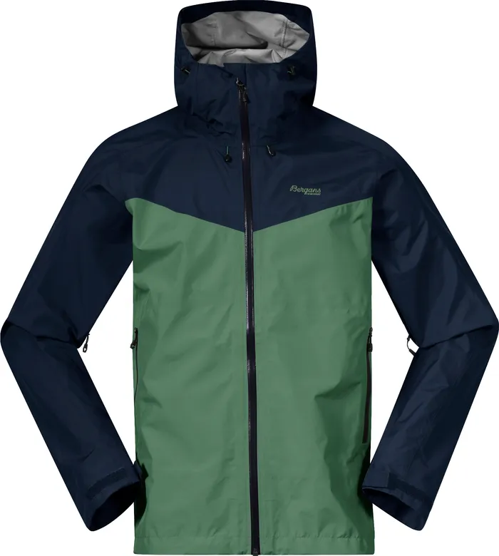 Bergans Men&#x27;s Skarlight 3L Shell Jacket Dark Jade Green/Navy Blue | Buy Bergans Men&#x27;s Skarlight 3L Shell Jacket Dark Jade Green/Navy Blue here | Outnorth