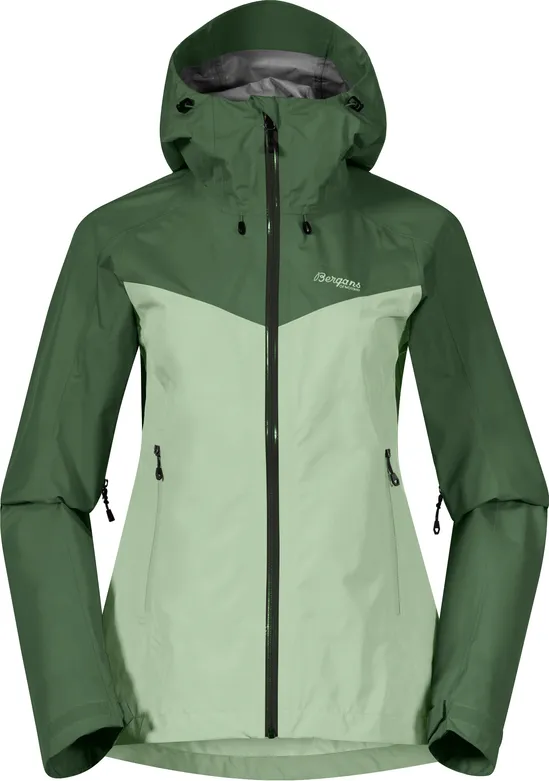 Bergans Women&#x27;s Skar light 3L Shell Jacket Light Jade Green/Dark Jade Green | Buy Bergans Women&#x27;s Skar light 3L Shell Jacket Light Jade Green/Dark Jade Green here | Outnorth