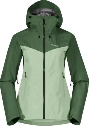 Bergans Women&#x27;s Skar light 3L Shell Jacket Light Jade Green/Dark Jade Green | Buy Bergans Women&#x27;s Skar light 3L Shell Jacket Light Jade Green/Dark Jade Green here | Outnorth