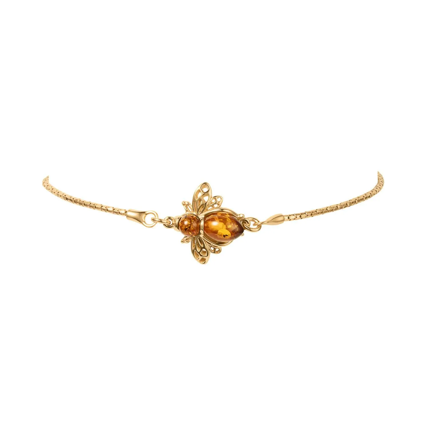 Busy Bee Amber Bracelet