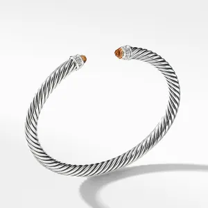 Cable Classics Bracelet with Citrine and Diamonds