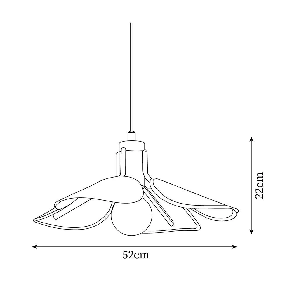 Callie Pendant Lamp 20.4″- 8.6″