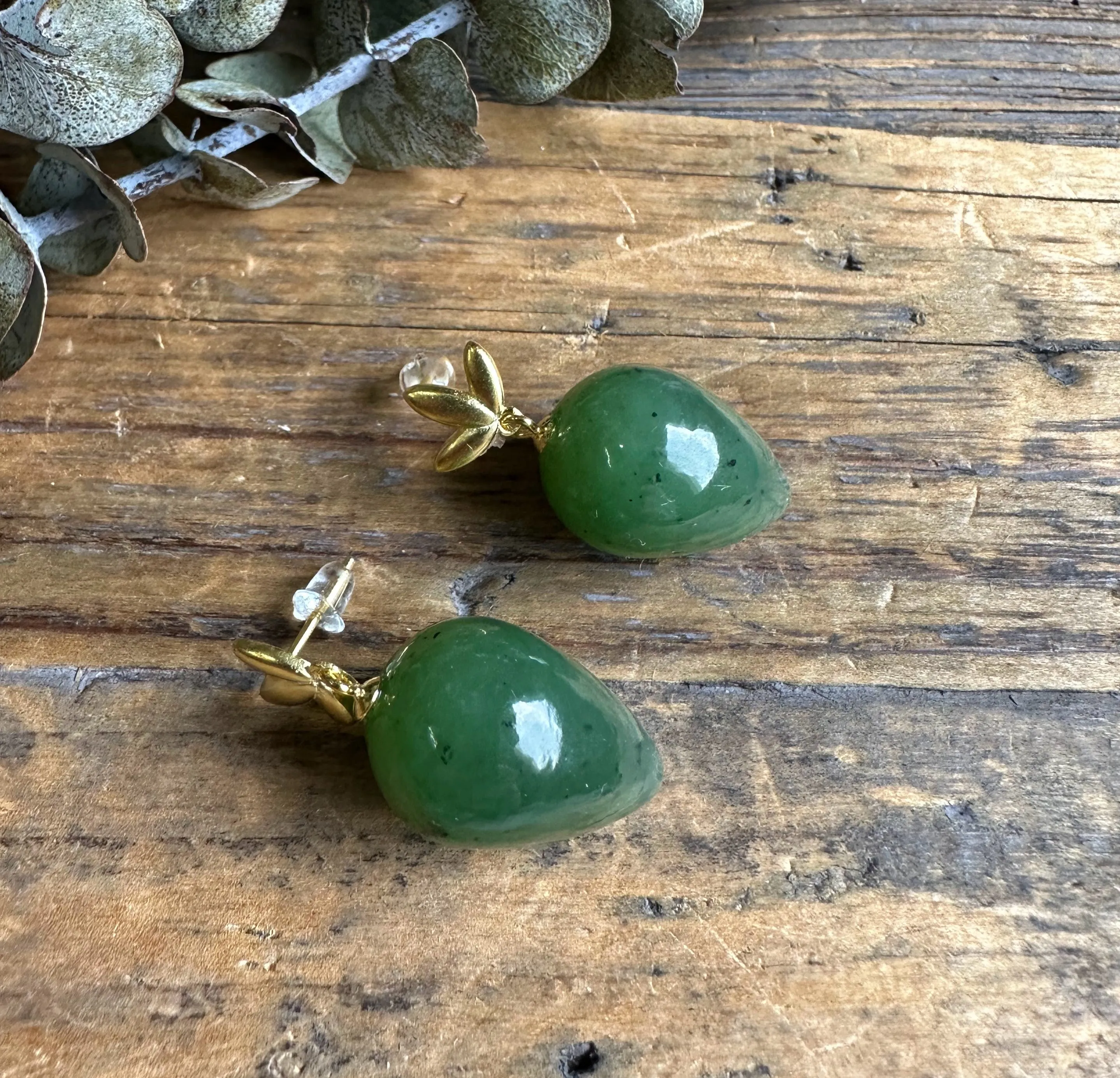 Canadian Jade Earrings, JN1