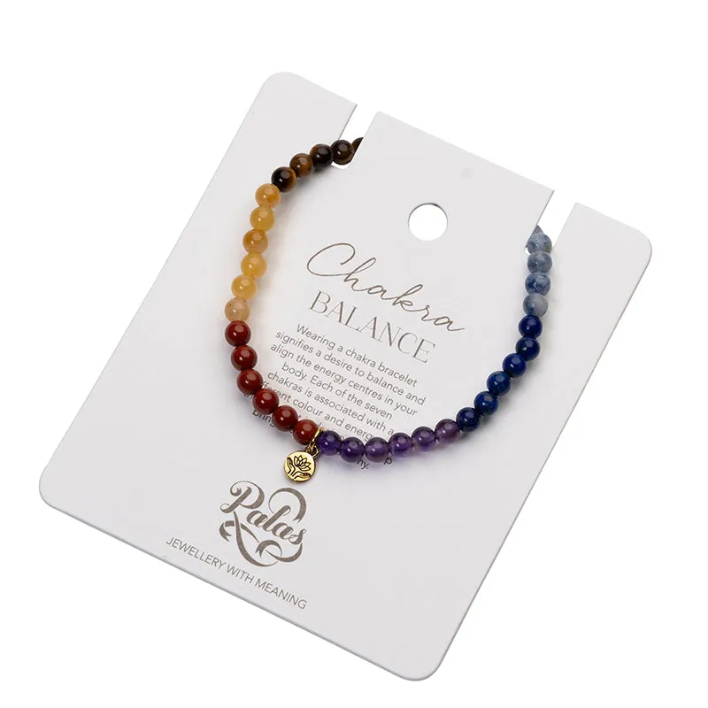 CHAKRA HEALING GEM BRACELET