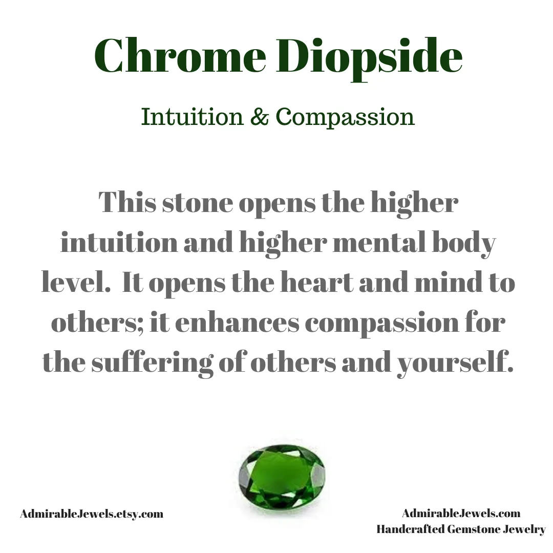 Chrome Diopside Beaded Necklace