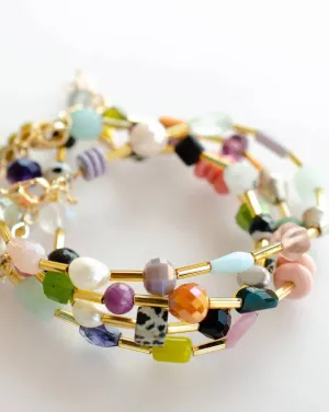 Colorful Beaded Clasp Bracelets