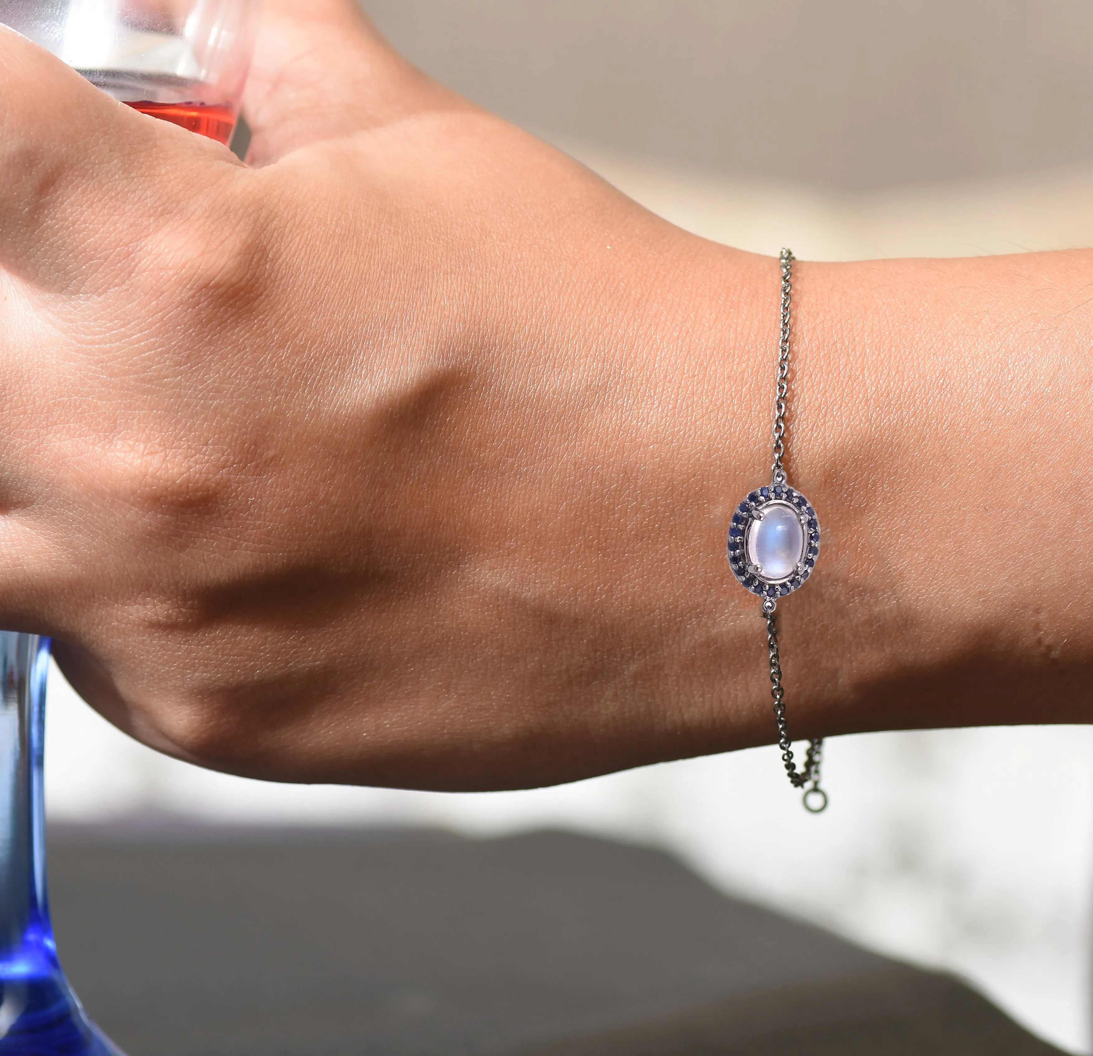 Colors Of Blue Charm Bracelet