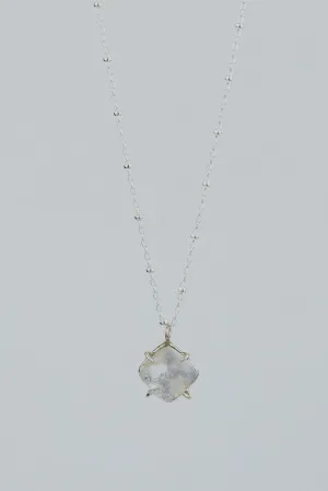Dumortierite Quartz Gemstone Necklace