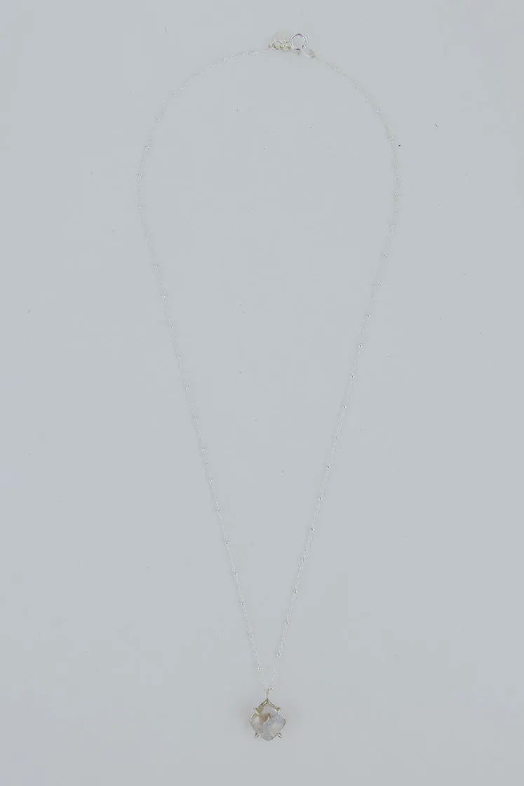 Dumortierite Quartz Gemstone Necklace