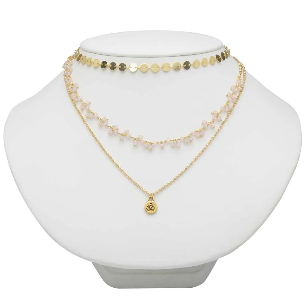 Emilia Layered Necklace in Gold