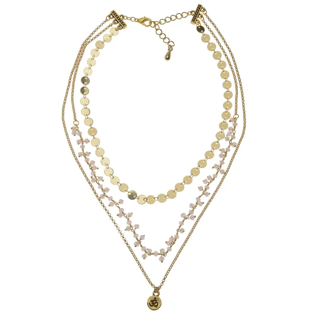 Emilia Layered Necklace in Gold