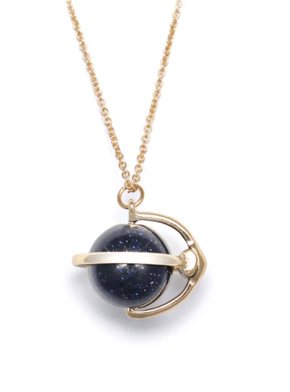 fashion Long sweater sky female necklace