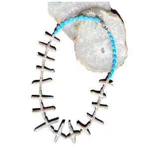 Fe Collection Cross Pearl Necklace
