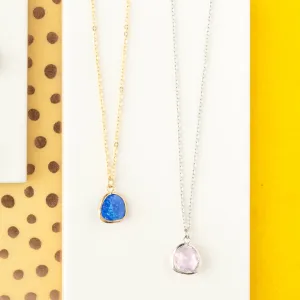 Gemstone Charm Necklace