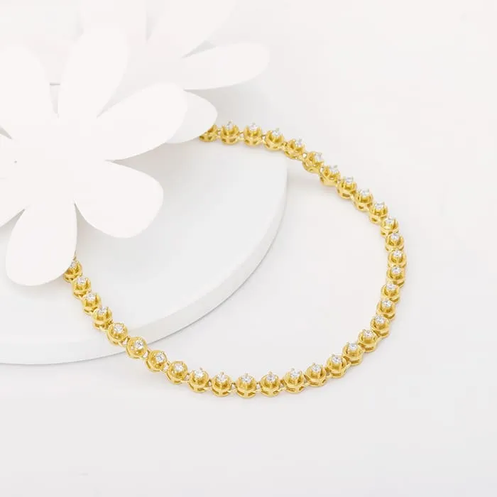 Golden Stellar Orbs Anklet