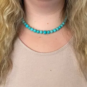 Graduated Round Turquoise Necklace