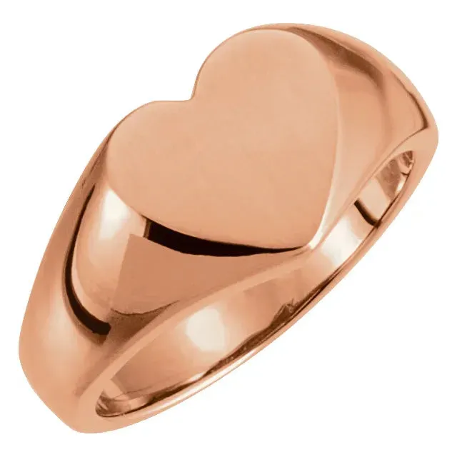 Heart Signet Ring