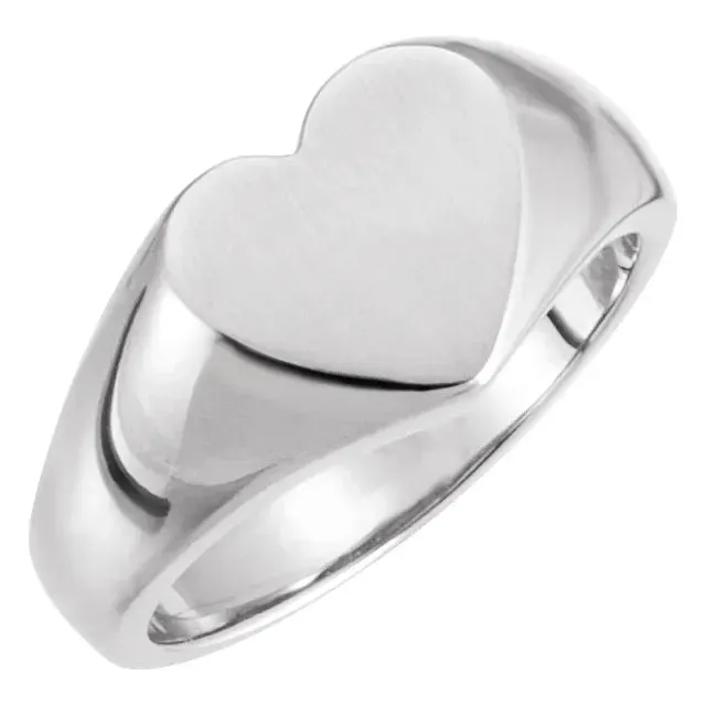 Heart Signet Ring