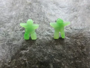 Jade Inukshuk Stud Earrings