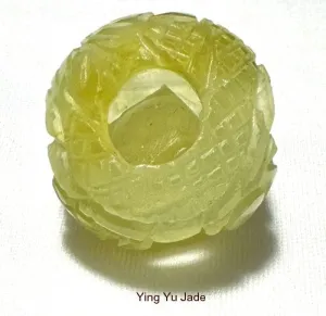 Jade "Puzzle Ball"  Ball inside a Ball Symbol of Challenge