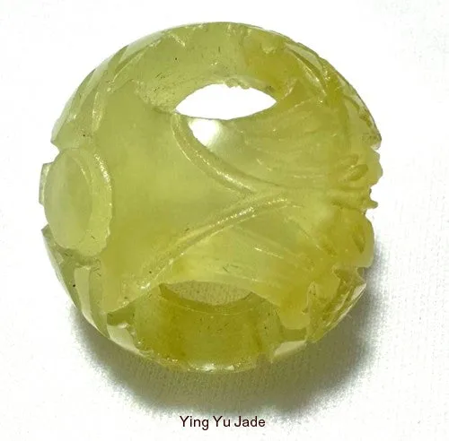 Jade "Puzzle Ball"  Ball inside a Ball Symbol of Challenge