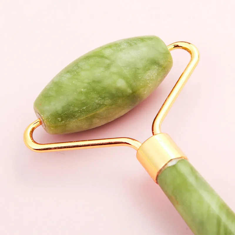 Jade Roller Massager Facial Jade Massage Stick Foreign Trade Jade Roller Xiuyan Jade Beauty Instrument