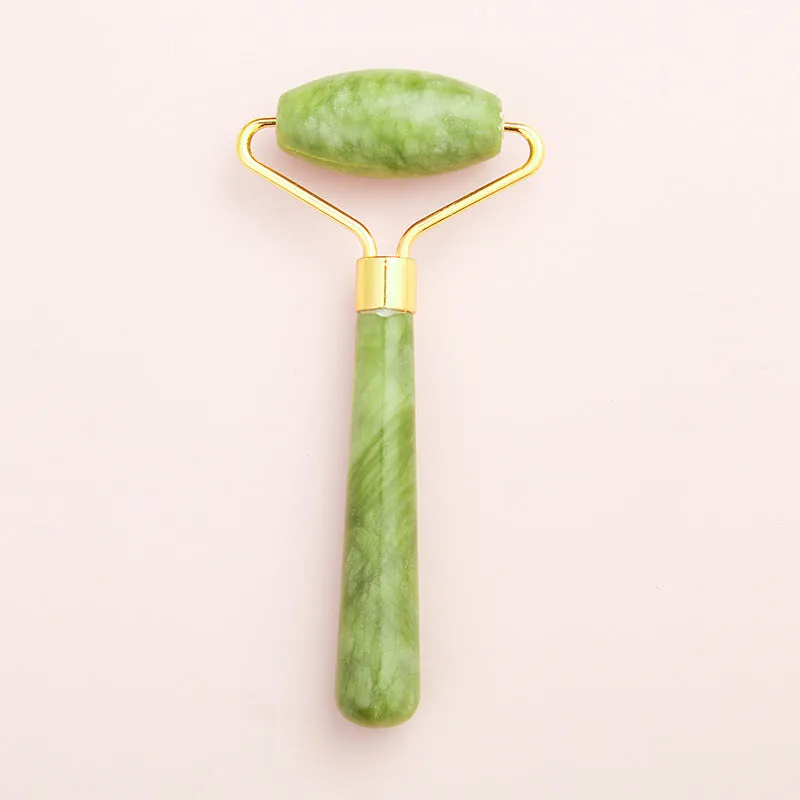 Jade Roller Massager Facial Jade Massage Stick Foreign Trade Jade Roller Xiuyan Jade Beauty Instrument