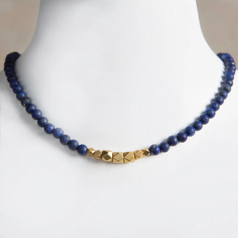 Jerry Gemstone Choker - Lapis Lazuli