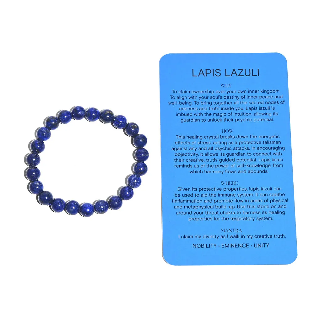 Lapis Lazuli Bracelet - INTUITION