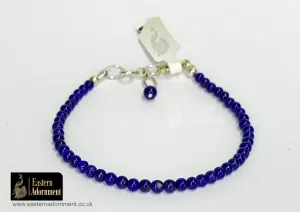 Lapis Lazuli Crystal Bead Bracelet