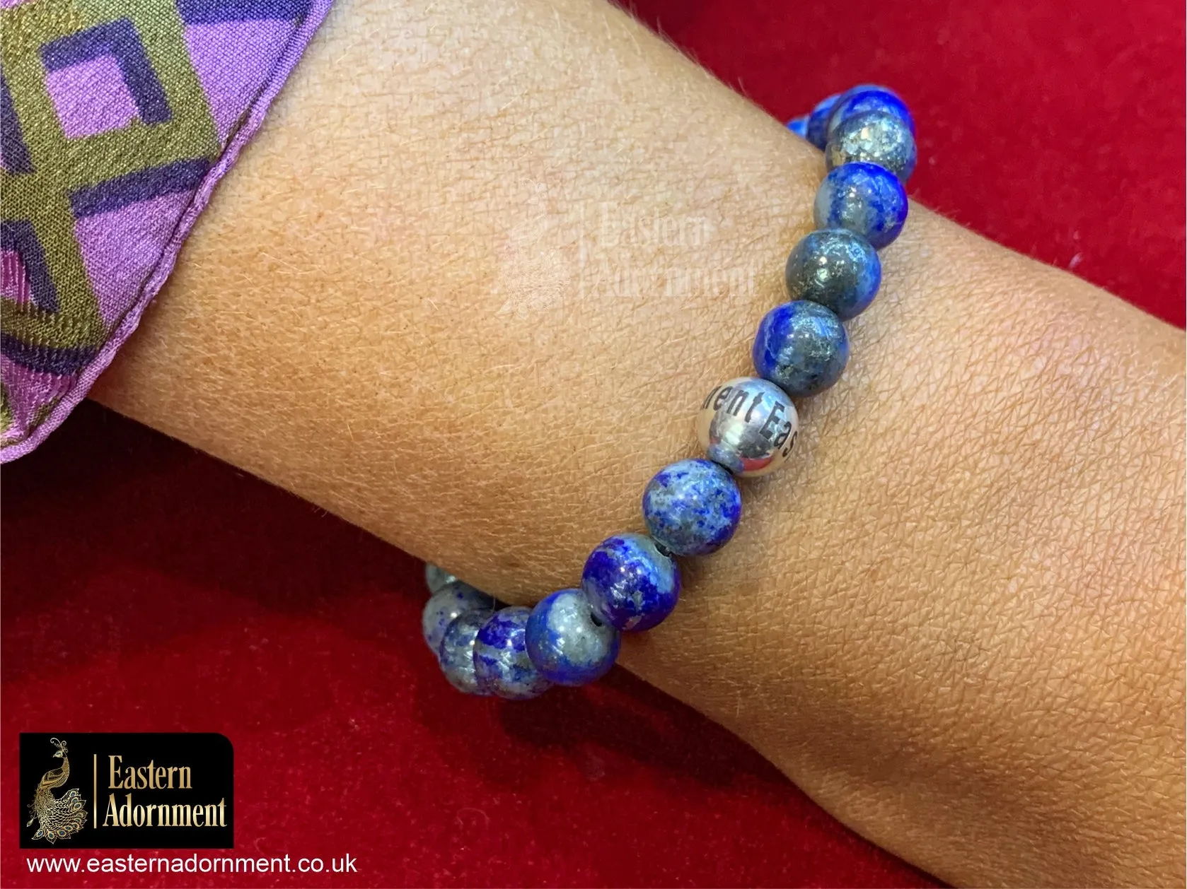 Lapis Lazuli Crystal Bead Bracelet